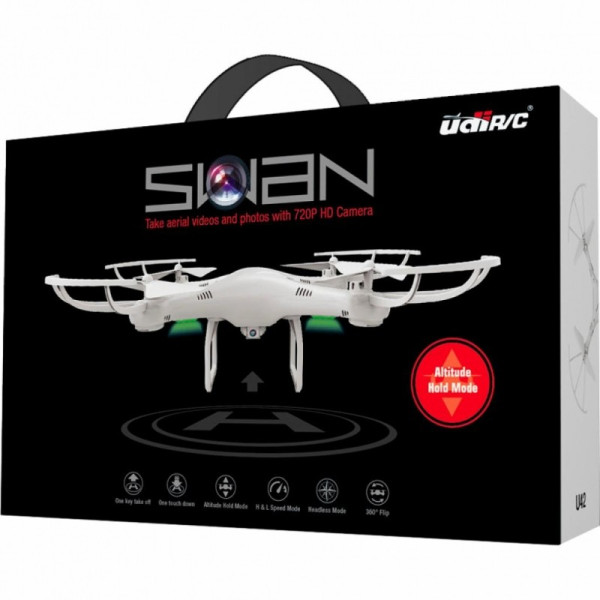 Квадрокоптер UDIRC U42 Swan 360мм HD 720p камера білий